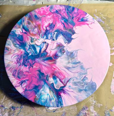 Customizable Pink Door Plate